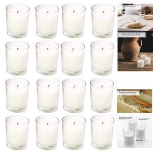 Warm White Unscented Votive Candle