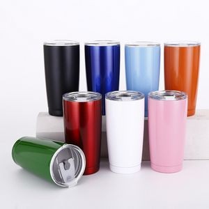 20 Oz Plastic Double Wall Insulated Tumbler