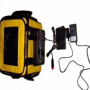 Solar powered cooler bag backpack
