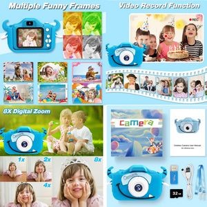 Kids Camera Toys for 3-8 Year Old Boys