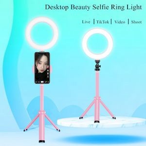 6 Inch LED Selfie Ring Light Phone holder for Tiktok video