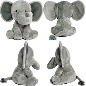Custom 9 Inches Unisex Baby Elephant Stuffed Animal Plush Toy