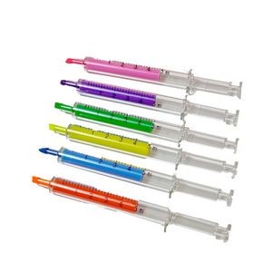 Syringe Highlighters Fluorescent