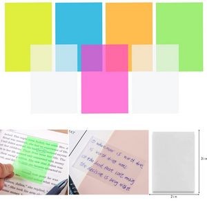 50 pcs Waterproof Self-Adhesive Transparent Sticky Note Pads
