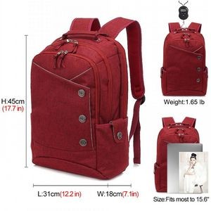 Water Resistant Travel Backpacks With Usb Charging