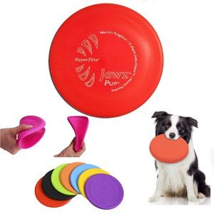 Silicone Pet Round Flying Saucer And Frisbee
