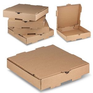 Corrugated Kraft B-Flute Pizza Box