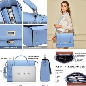 Women 15.6 Inch Laptop Briefcase Handbag