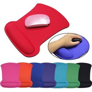 Rubber Mouse Pad With Wrist Guard