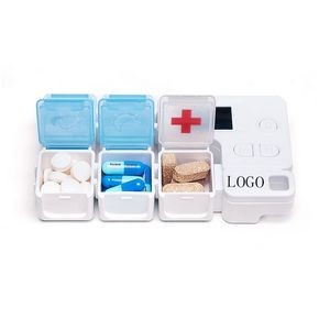 5 Compartment Pillbox with Alarm