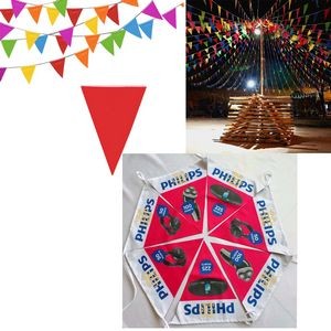 Pennant Banner Multicolor Bunting Triangle Flags
