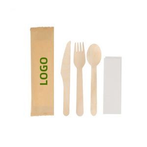 Disposable Cutlery Set with Napkin
