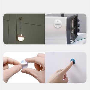 Wireless Motion Sensor LED Night Light Round Wall Lamp