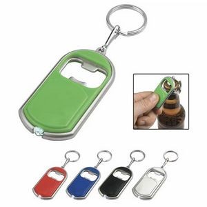 LED Key Chain with Bottle Openers