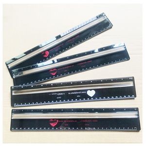 Plastic 12 Inch Ruler with Magnifying Glass