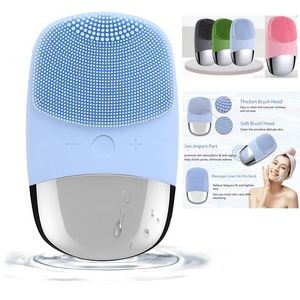 3-in-1 Electric Silicone Face Scrubber Vibrating Massager