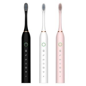 Rechargeable Electric Toothbrush With 3 Heads