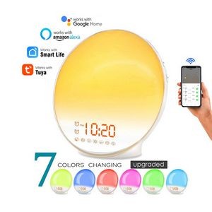7 Color Sun Alarm Clock Light