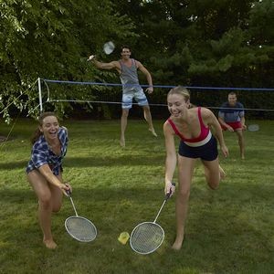 Volleyball Badminton Sets Beach Backyard Combo Outdoor Game Set