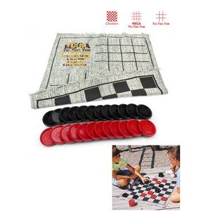 Giant 3-in-1 Checkers and Jumbo Board Games