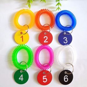 High Quality Stretchable Spiral Key Chain