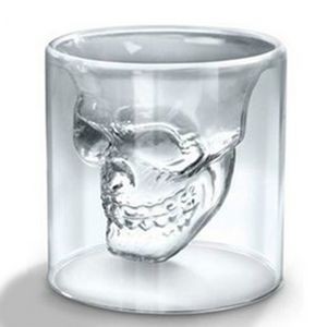 Glass Skull Headshot Glass