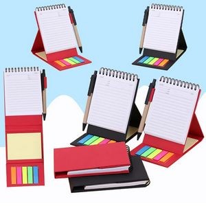 Memo Pad Sticky Notes with Pen