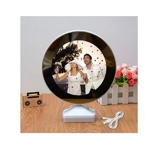 LED Light Up Photo Frame With A Mirror