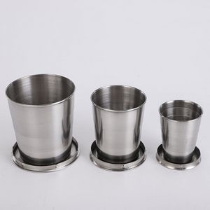 Small Stainless Keychain Cup Collapsible Travel Mug