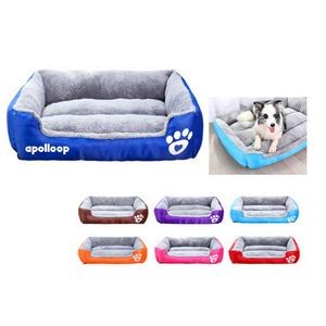 Rectangle Soft Pet Cushion with Waterproof Bottom