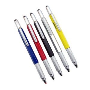 6 In 1 Multifunctional Pen With Box Package