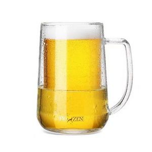 16-ounce Glass Beer Mugs