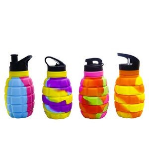 18 Oz. Collapsible Silicone Bottle
