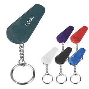 Multifunction Whistle and Light Key Chains