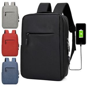 Anti-theft Travel Backpack with USB Charging Port