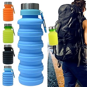 16oz Collapsible Travel Water Bottle