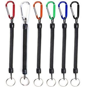 Tag Paracord Survival Rope Key Chains with Carabiner