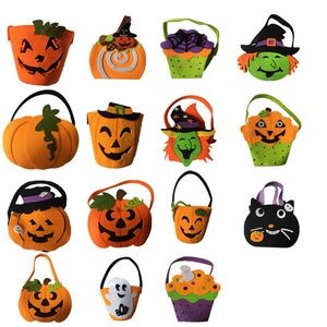 Halloween Pumpkin Buckets Trick or Treat Buckets
