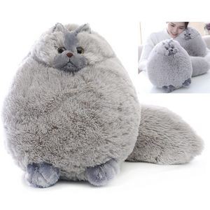Custom 10 Inches Cat Plush Soft Hugging Pillow with Your Own Design