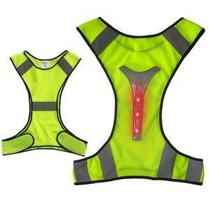Safety vest with led lights security reflective vest
