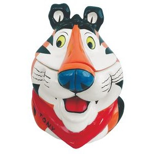 Custom Ceramic Tiger Cereal Mascot Container