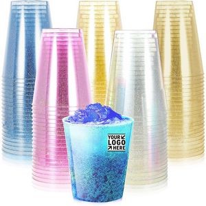 300 Count 5 oz Glitter Plastic Cups