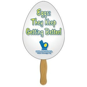 Egg Recycled Hand Fan