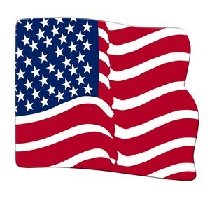 Wavy Flag Hand Fan Without Stick