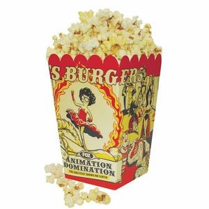 32 Oz. Small Scoop Popcorn Box Full Color