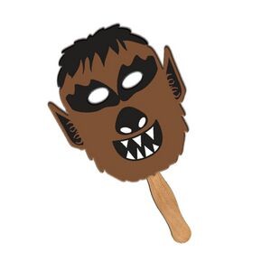 Scary Character Werewolf Stock Shape Fan/Mask