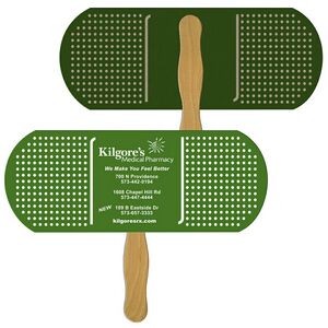 Band-Aid/ Pill Recycled Hand Fan