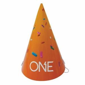 Party Costume Hat Full Color w/ Elastic Band