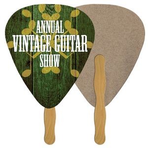 Guitar Pick Recycled Hand Fan
