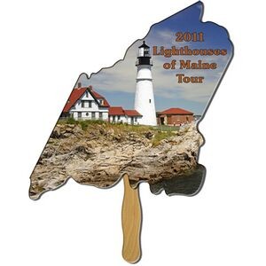 Maine State Hand Fan